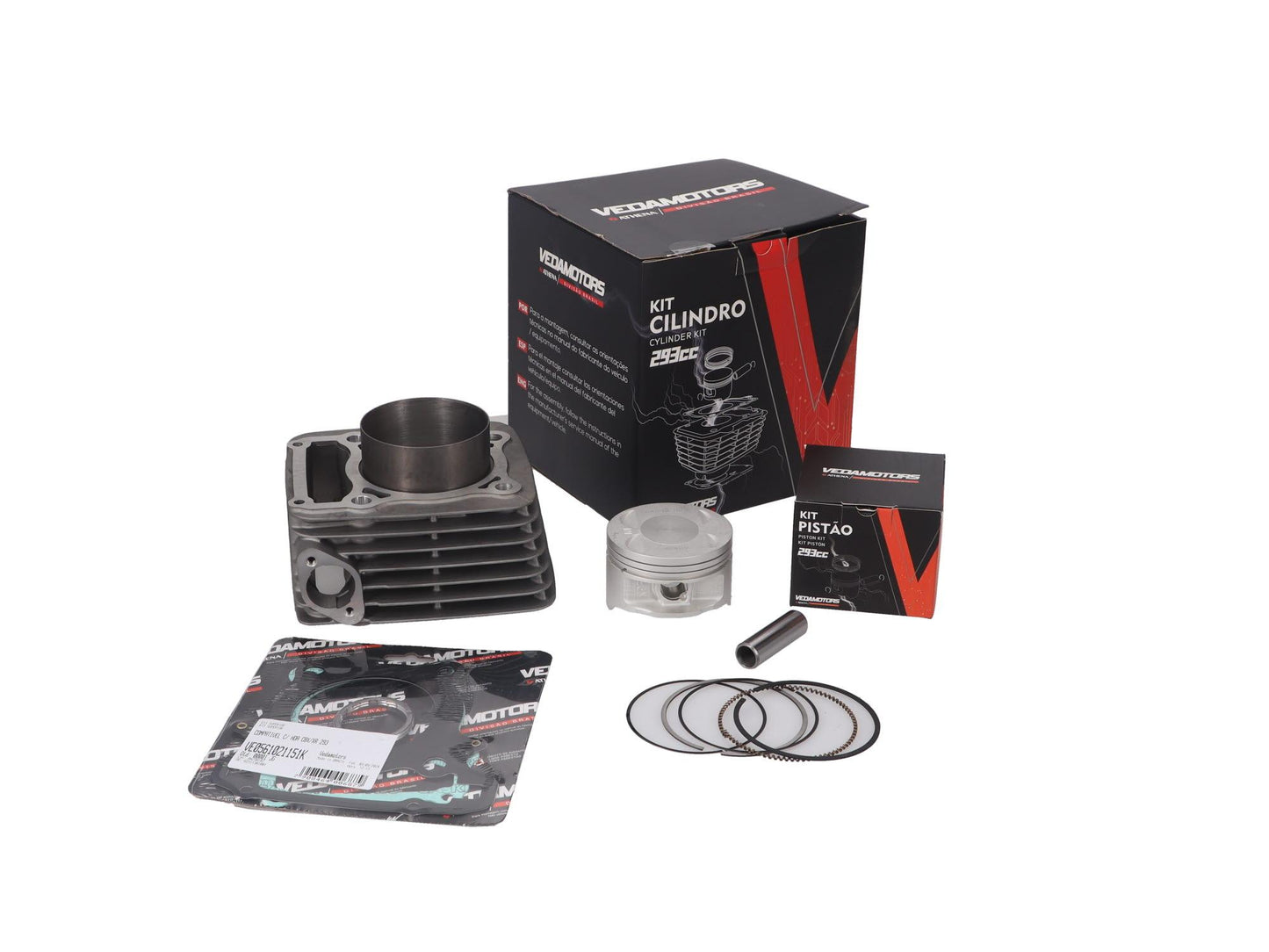 KIT CILINDRO REPOTENCIADO HONDA XR250 TORNADO-CBX 250 (A 300CC)