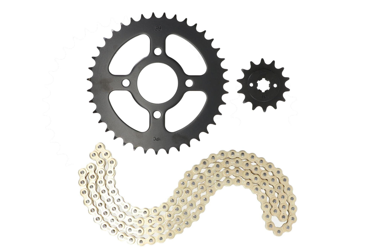 KIT ARRASTRE BAJAJ PULSAR 180 UG (DORADO)