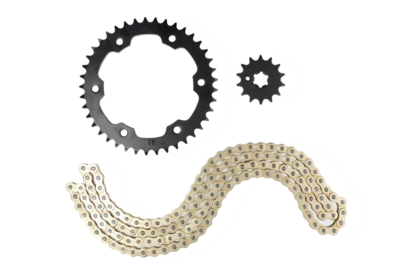 KIT ARRASTRE YAMAHA FZ 3.0-FZ 2.0 (FZN150D) 2020 (DISCO FRENO TRASERO) DORADO