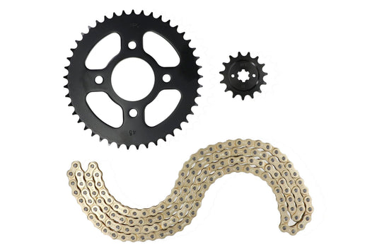 KIT ARRASTRE BAJAJ PULSAR 150NS-PULSAR 160NS (TAMBOR) (DORADO)