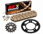 KIT ARRASTRE BMW F750GS-F850GS-F900R-F900XR-F900GS-F900GS ADVENTURE (CADENA DORADA QX-RING-REMACHADA)