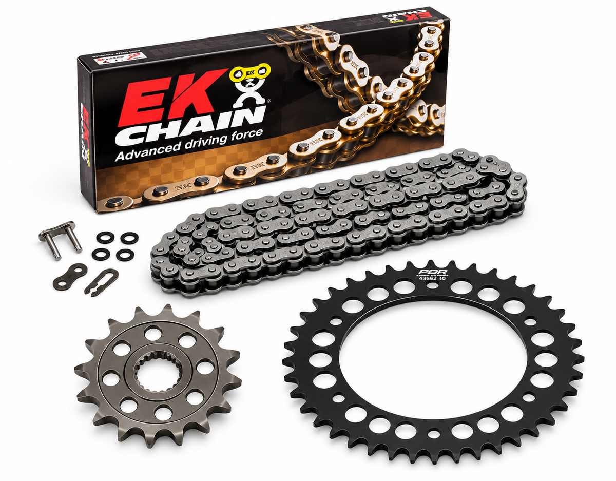 KIT ARRASTRE BMW G310GS-G310R (CADENA GRIS ORING-REMACHADA)