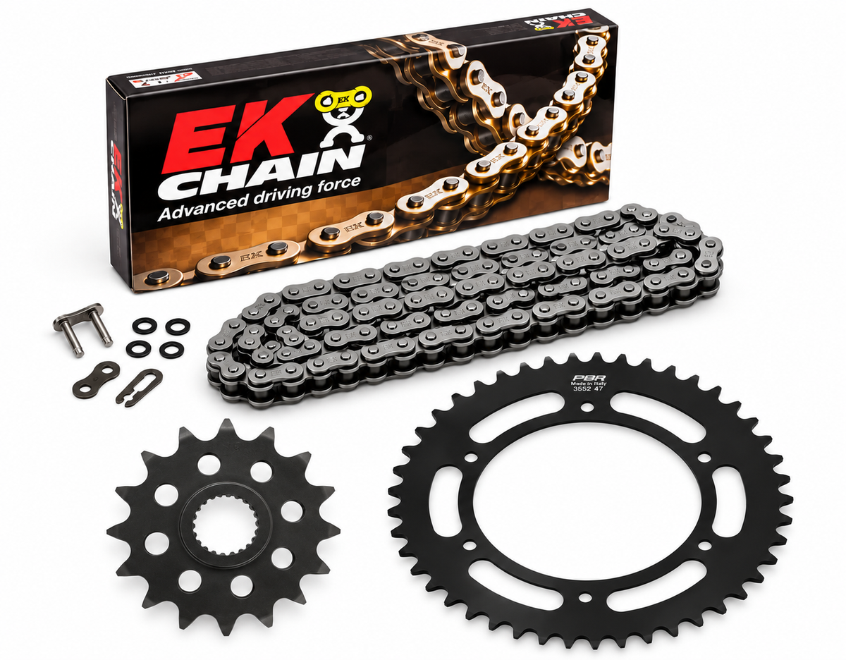 KIT ARRASTRE BMW G650GS-F650GS (CADENA GRIS ORING-REMACHADA)