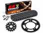 KIT ARRASTRE BMW S1000XR (CADENA NEGRA QX-RING-REMACHADA)