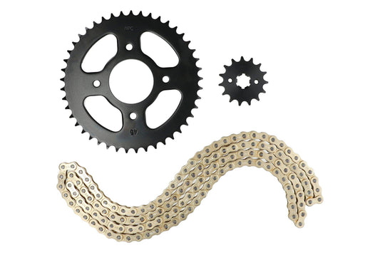 KIT ARRASTRE SUZUKI GIXXER 150 FI-GIXXER 150 SF (DORADO)