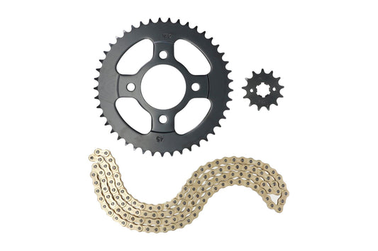 KIT ARRASTRE TVS RTR 160 4V (DORADO)