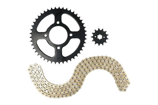 KIT ARRASTRE TVS STRYKER 125-RAIDER 125 (DORADO)