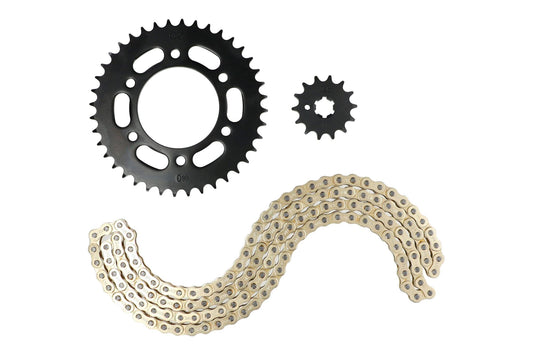 KIT ARRASTRE YAMAHA FZ16 (DORADO)