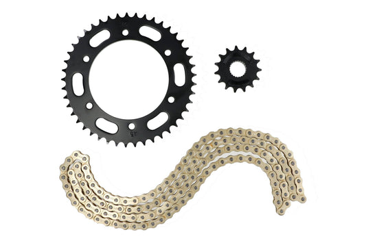 KIT ARRASTRE YAMAHA FZ25 (DORADO)