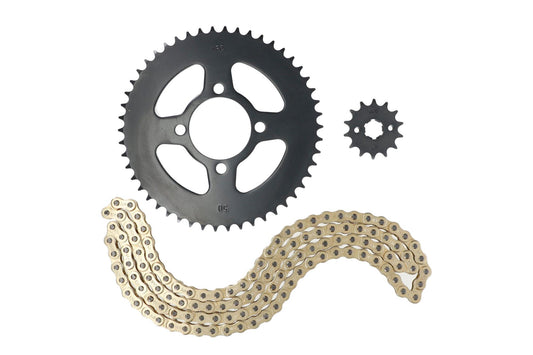 KIT ARRASTRE YAMAHA XTZ 125 (DORADO)