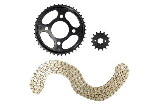 KIT ARRASTRE HONDA CB150 INVICTA (DORADO)