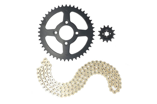 KIT ARRASTRE TVS RTR 200 4V-RTR 200 4V FI ABS (DORADO)