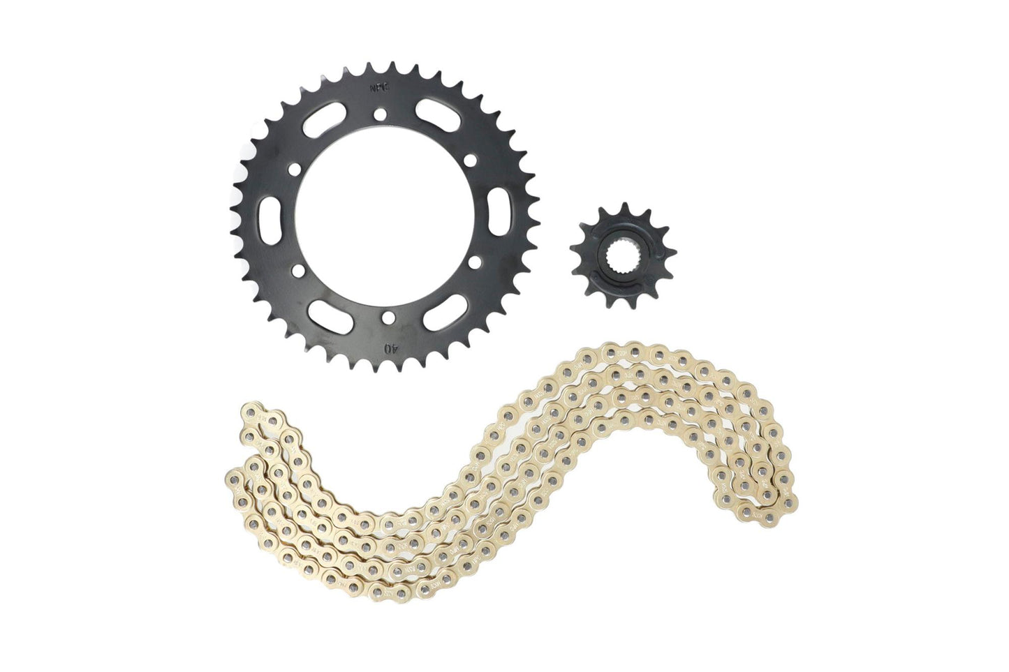 KIT ARRASTRE YAMAHA XTZ 250 (DORADO)